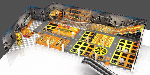 Expanded Multi-Theme Indoor Playground Complex