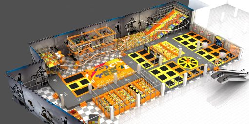 Large-Scale Multi-Level Playland for Commercial Spaces