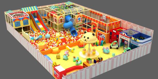 Deluxe Rainbow Slide and Exploration Playground