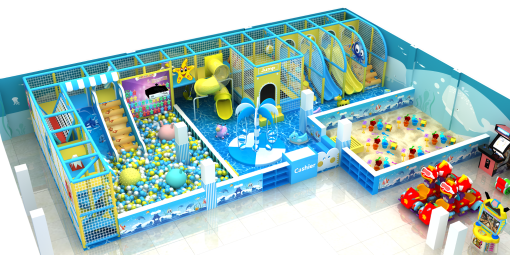 Ocean Play Zone with Sand Pit and Arcade